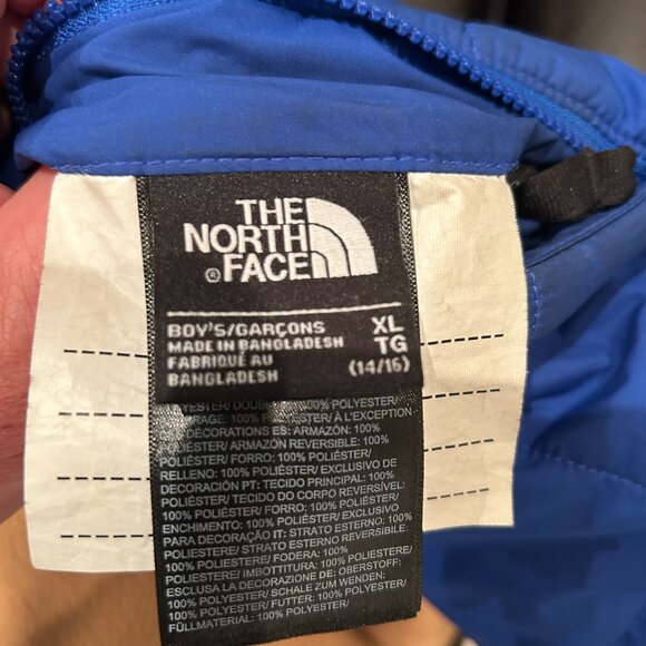 The North Face Boy's TNF Reversible Shasta Hooded Full-Zip Jacket XLG (14/16) - Picture 5 of 12